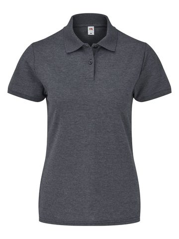 Lady Fit 65/35 Polo - HD - Grigio Melange Scuro