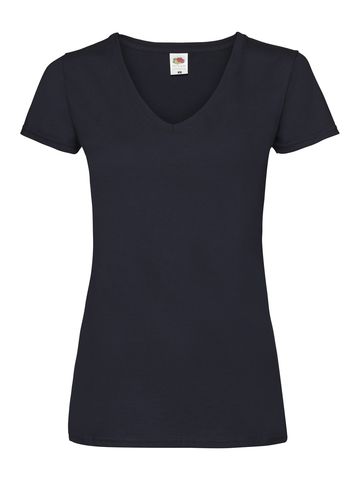 Ladies Valueweight V-Neck T - AZ - Blu Notte
