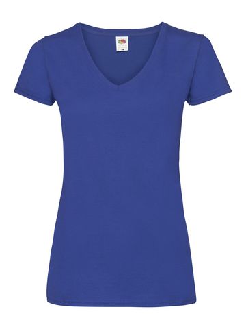 Ladies Valueweight V-Neck T - 51 - Royal 3