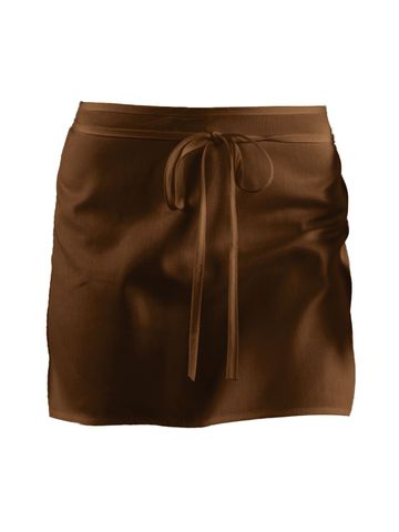 Basic Half Apron - BR - Brown