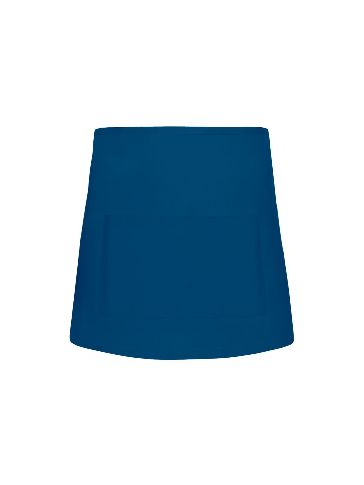Basic Half Apron With Pocket - royal blue