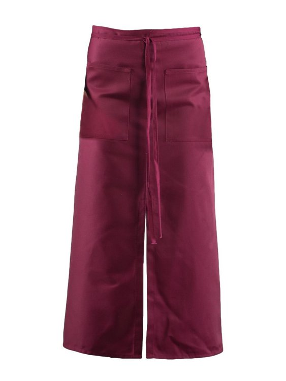 Tablier With Vent - BU - Burgundy