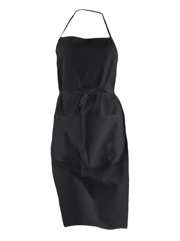 Apron With Bib - 17 - Black