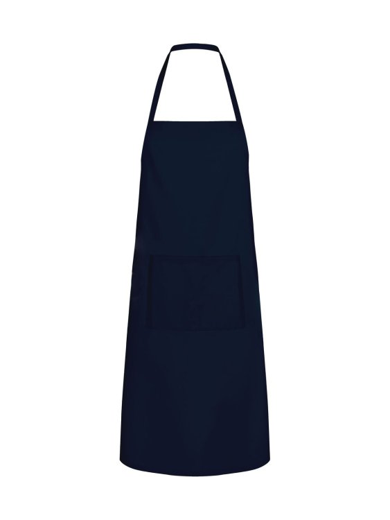 Basic Apron with Pocket - NY - Navy