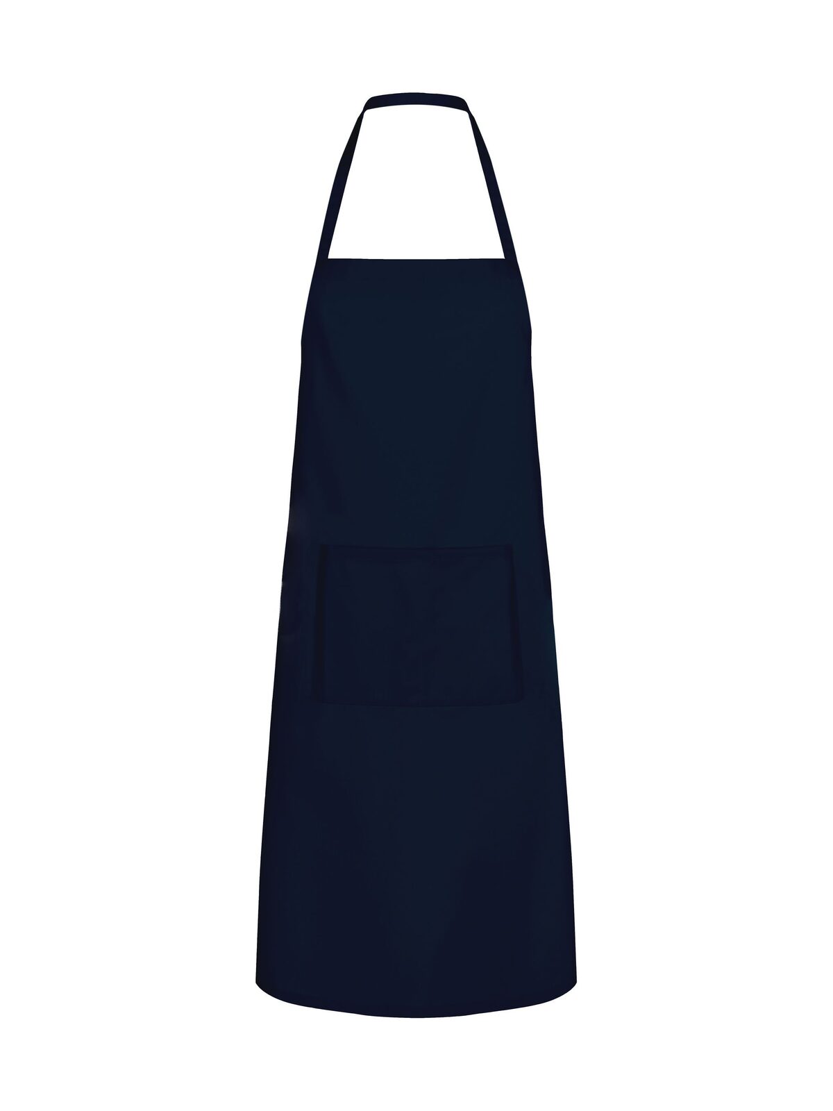 Basic Apron with Pocket - navy