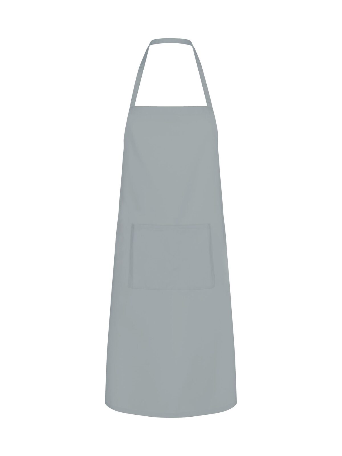 Basic Apron with Pocket - grey heather