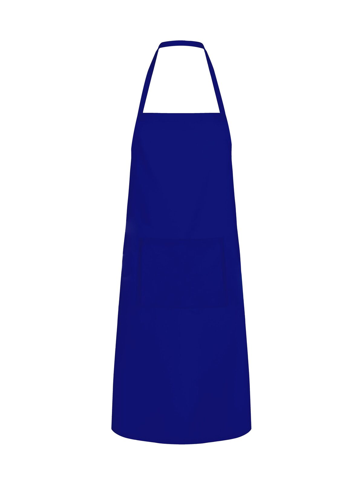 Basic Apron with Pocket - royal blue