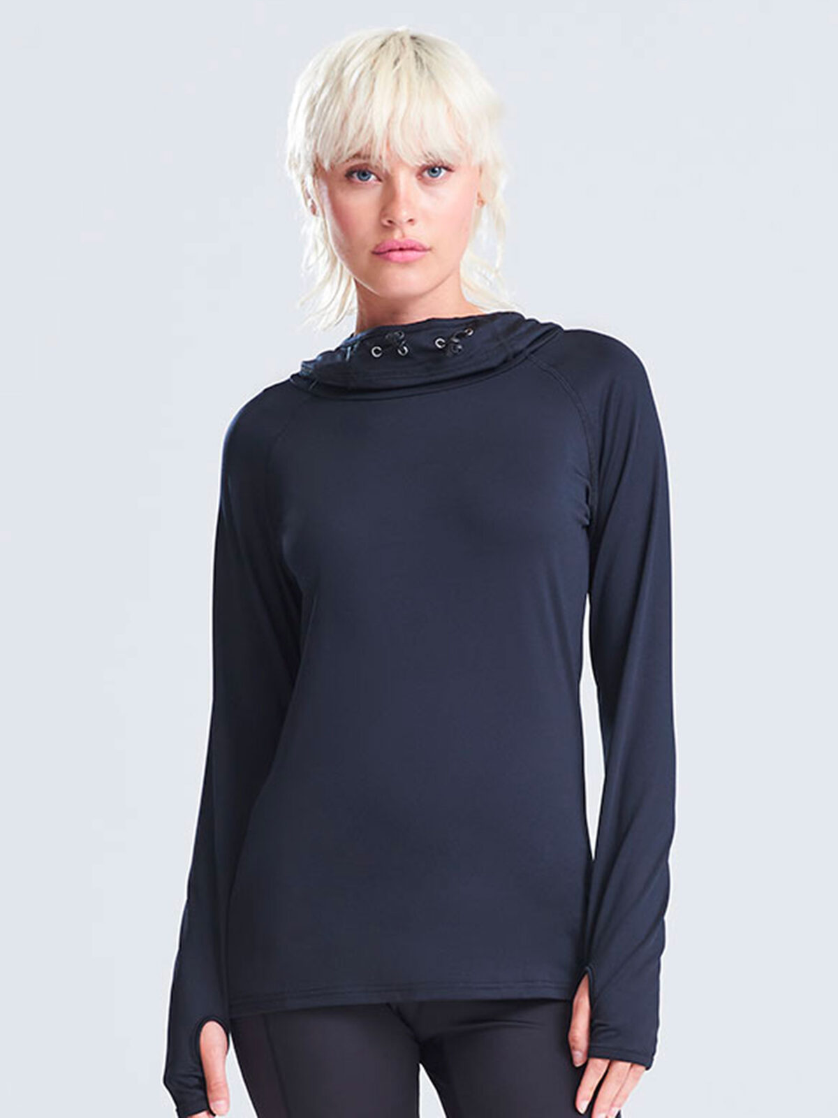 Women´s Cool Cowl Neck Top - Ocean Melange
