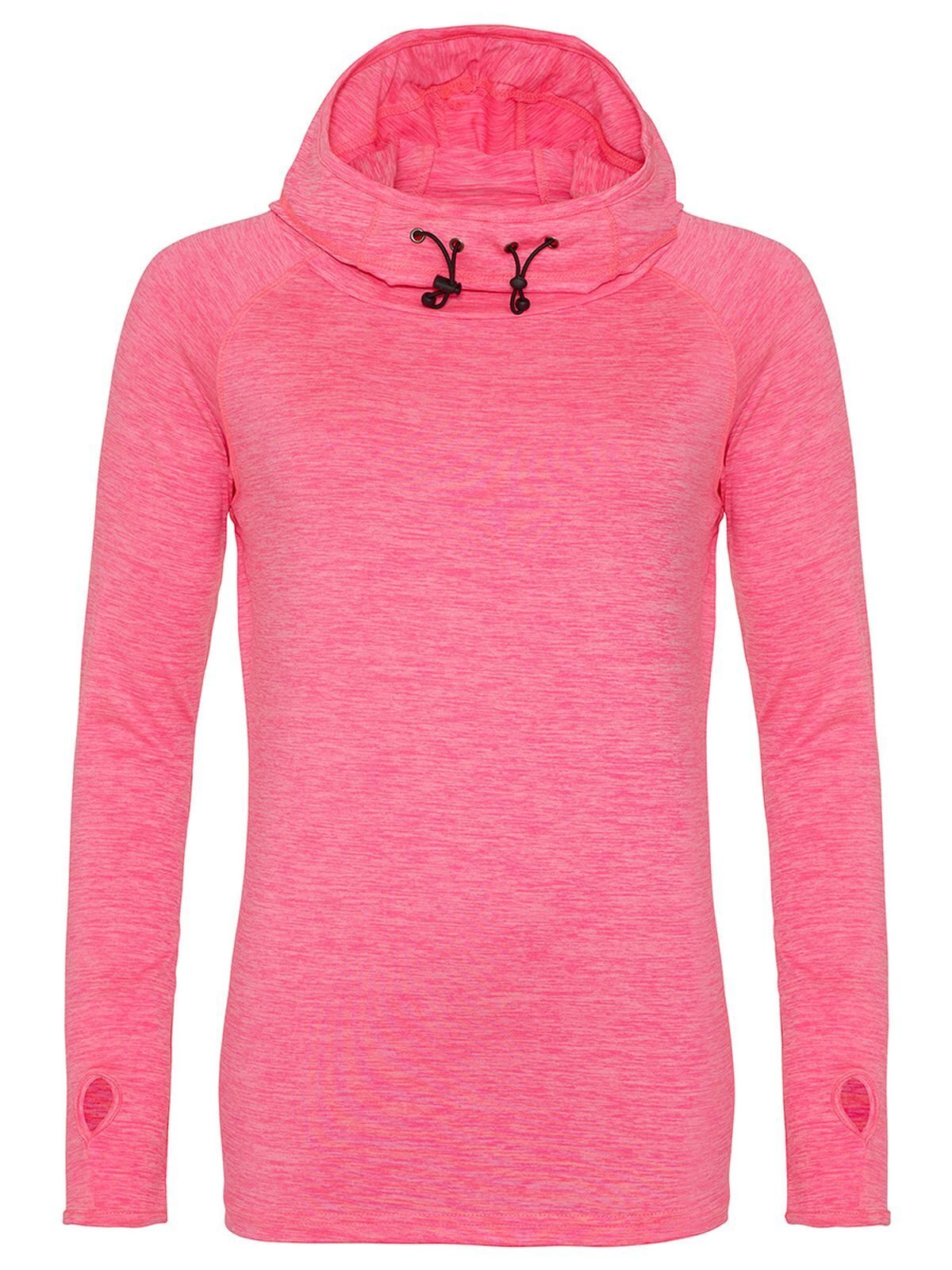 Women´s Cool Cowl Neck Top - EPM - Electric Pink Melange