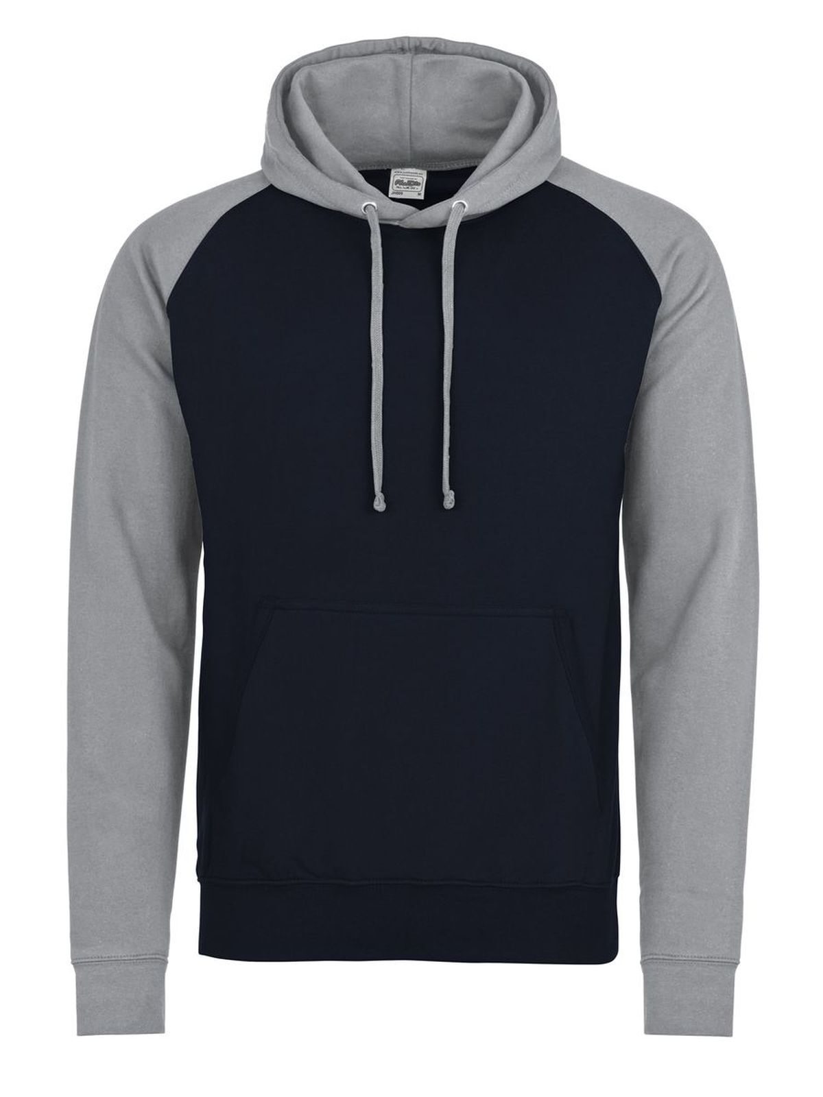 Baseball Hoodie - Oxford navy/heather grey