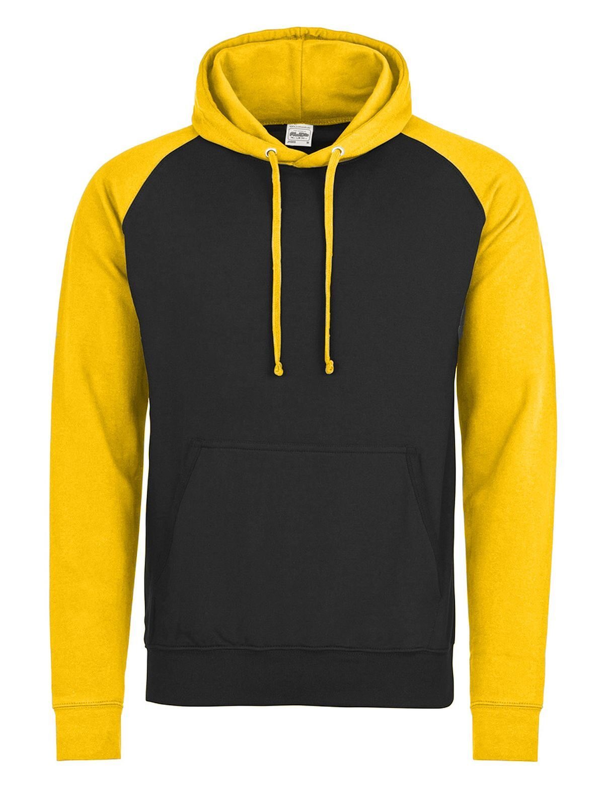 Baseball Hoodie - JBL - Jet Black-Gold
