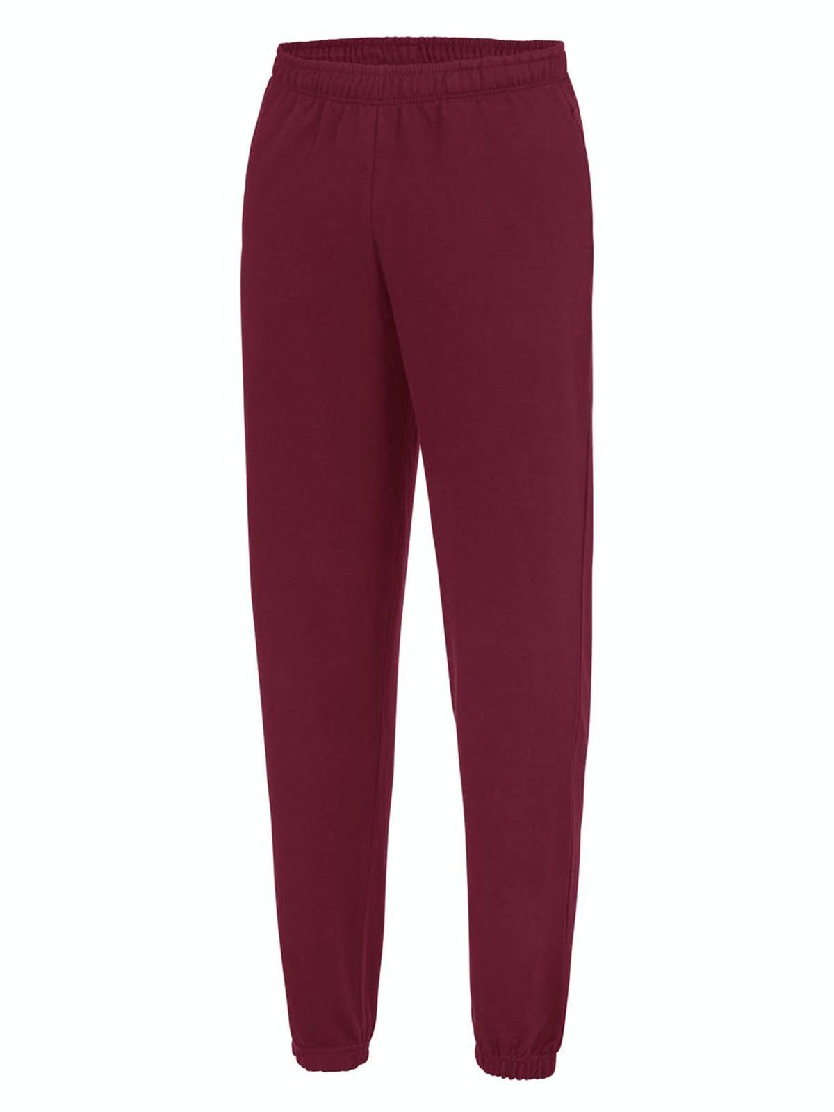 College Cuffed Jogpants - BUR - Burgundy