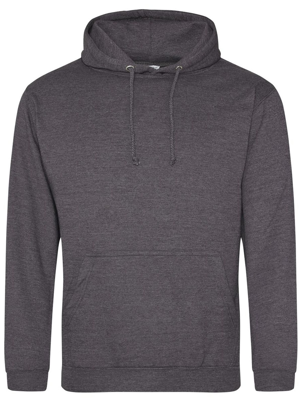 Organic Hoodie - CHA - Charcoal