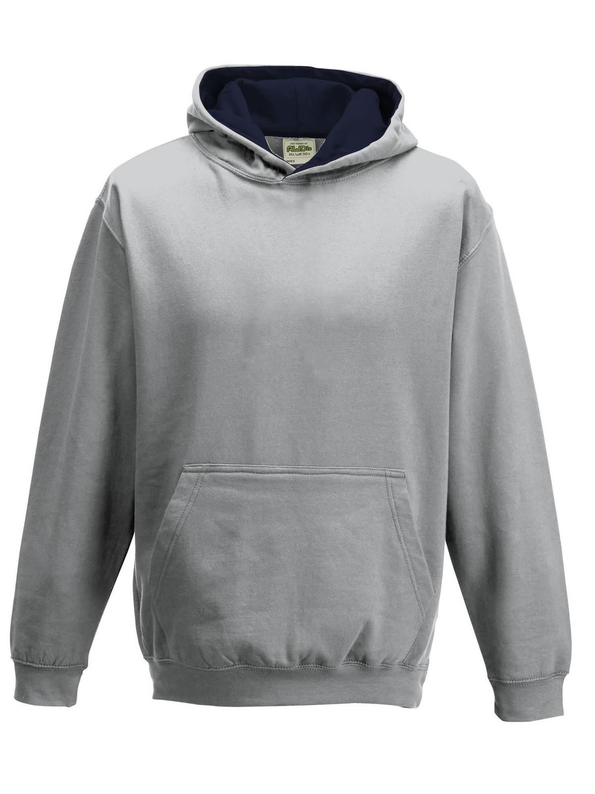 Kids´ Varsity Hoodie - HGR-FNA - Heather Grey-Navy