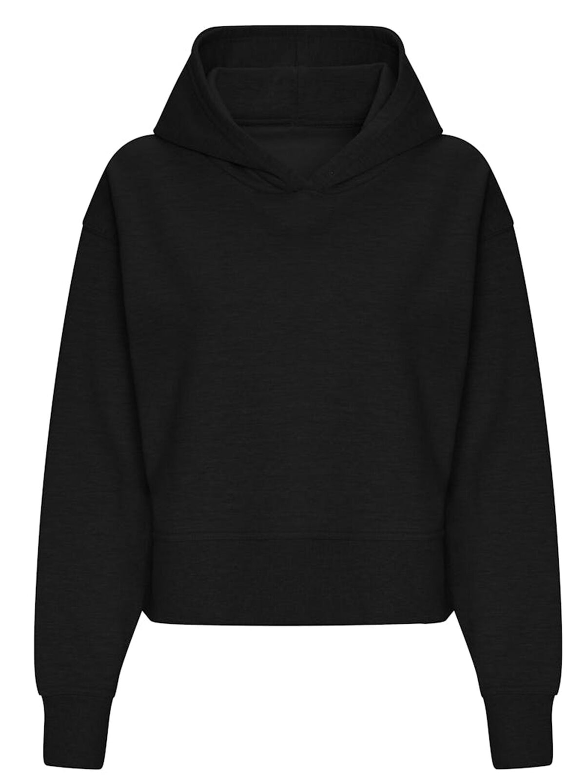 Women's Relaxed Hoodie - DBKHGR - DEEP BLACK
