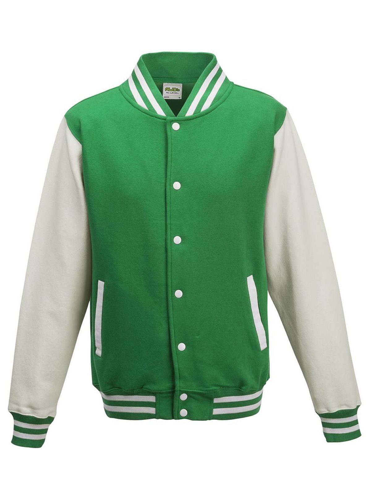 Varsity Jacket - kelly green/white