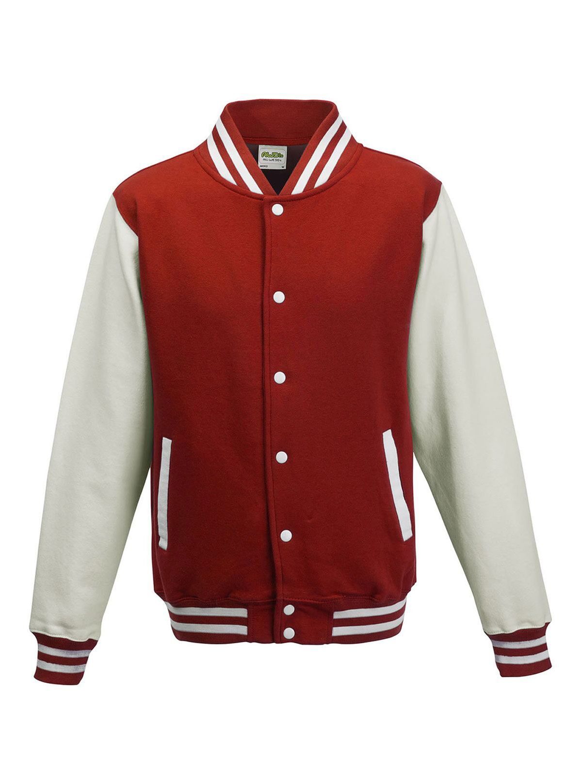 Varsity Jacket - FIRWHT - FIRE RED