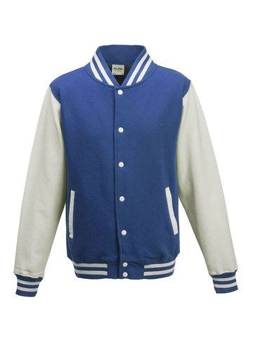 Varsity Jacket - ROY-WHT - Royal Blue-White
