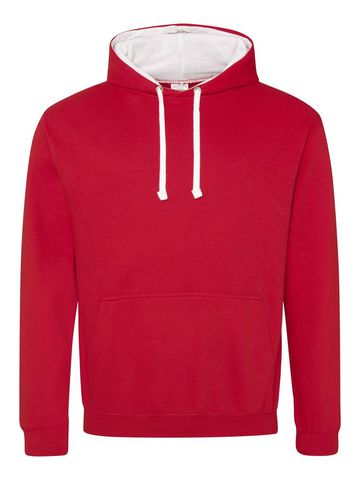 Sweat Hoody bicolore - FIR-ARW - Fire Red-Arctic White
