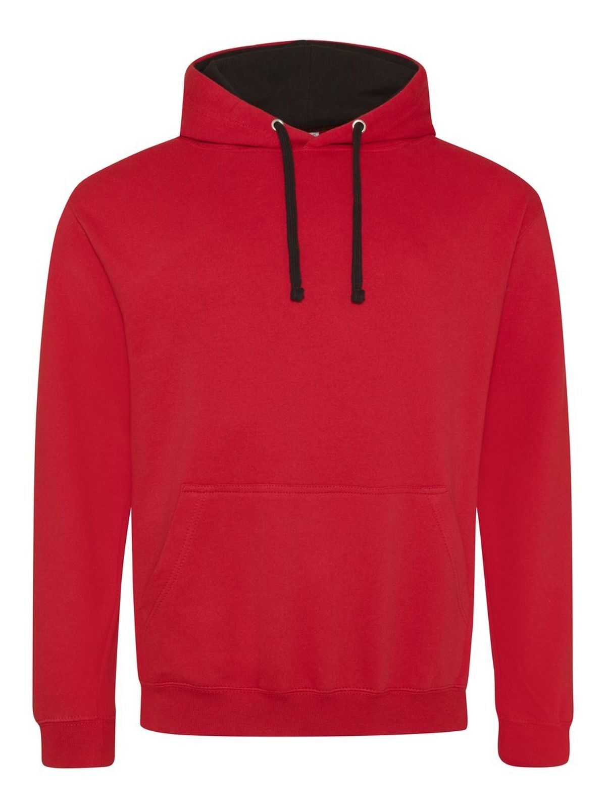Varsity Hoodie - FIR - Fire Red-Jet Black