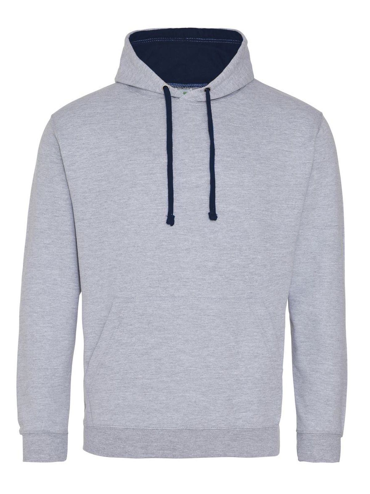 Varsity Hoodie - HGR - Heather Grey-Navy