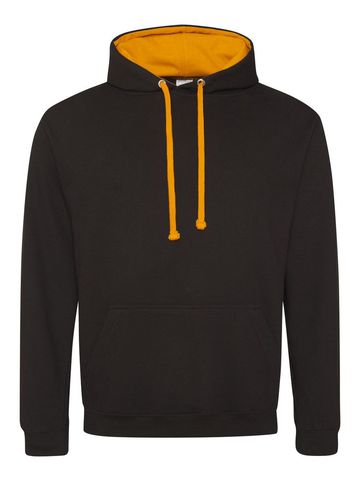 Sweat Hoody bicolore - JBL-OCR - Jet Black-Orange Crush