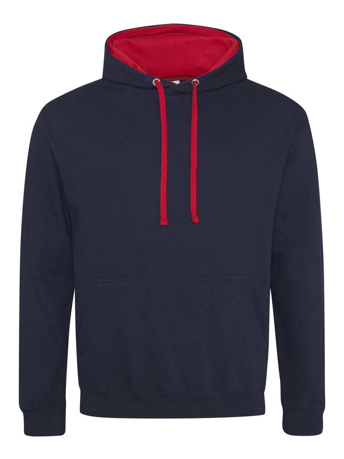 Varsity Hoodie - NFN - French Navy-Fire Red