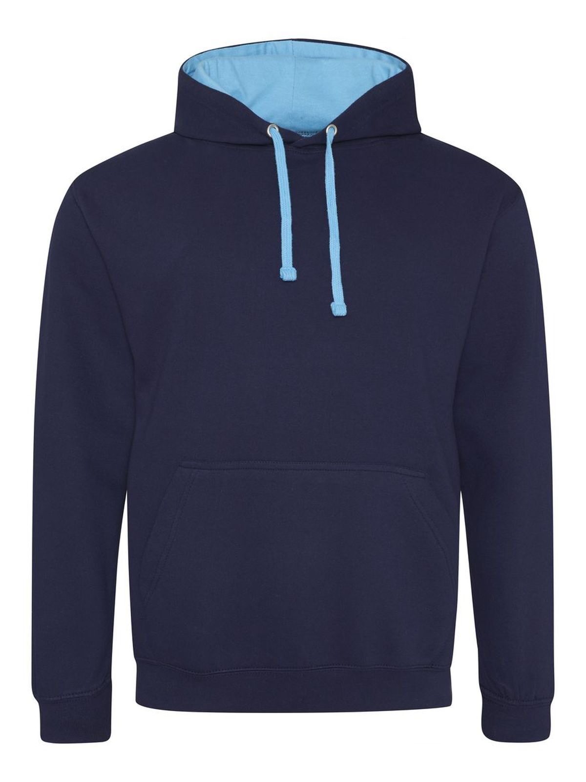 Varsity Hoodie - OXN - Navy-Hawiian Blue