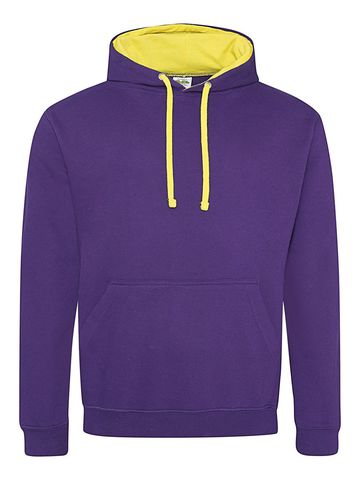 Sweat Hoody bicolore - PUR-SUY - Purple-Sun Yellow