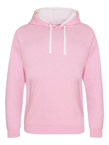 Sweat Hoody bicolore - BPK-ARW - Baby Pink-Arctic White