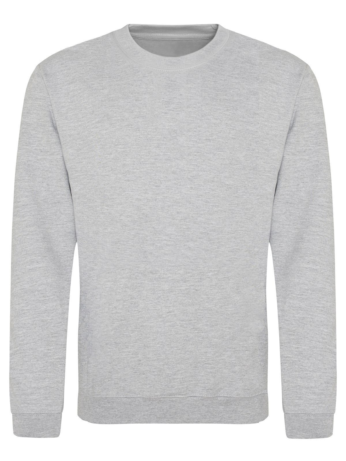 AWDis Sweat - HGR-WHT - Heather Grey