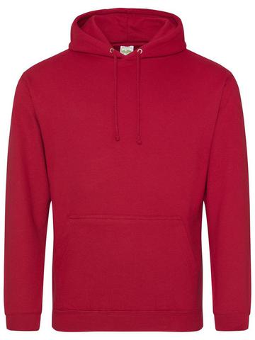 College Hoodie - FIR - Fire Red