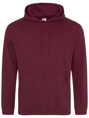 College Hoodie - BUR - Burgundy
