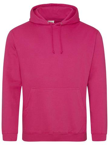 College Hoodie - HPK - Hot Pink