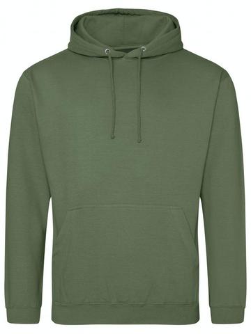 College Hoodie - ETG - EARTHY GREEN