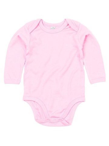 Organic Baby Long Sleeve Bodysuit - PP - POWDER PINK