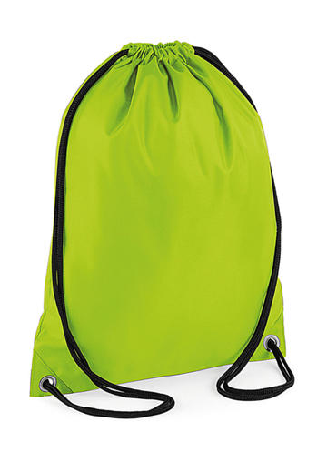 BagBase- Zainetto - Budget Gymsac - 521 - LIME-GRAPHITE GREY
