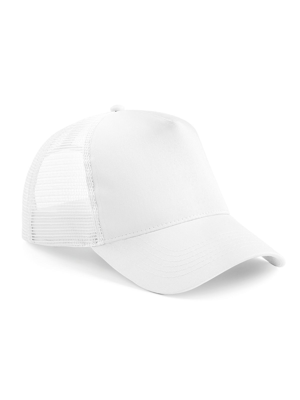 Snapback Trucker - WHIW - White/White