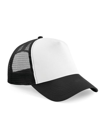 Snapback Trucker - BLACK-WHITE