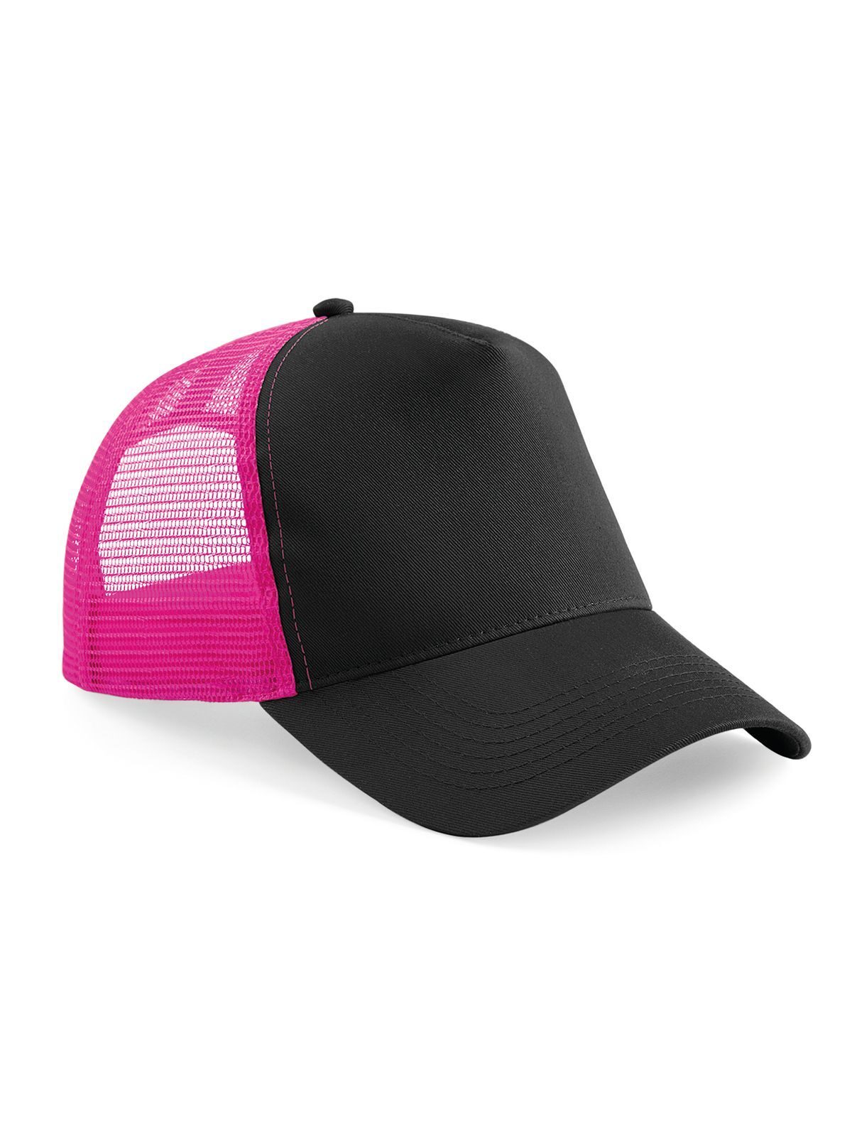 Snapback Trucker - Black/fuchsia