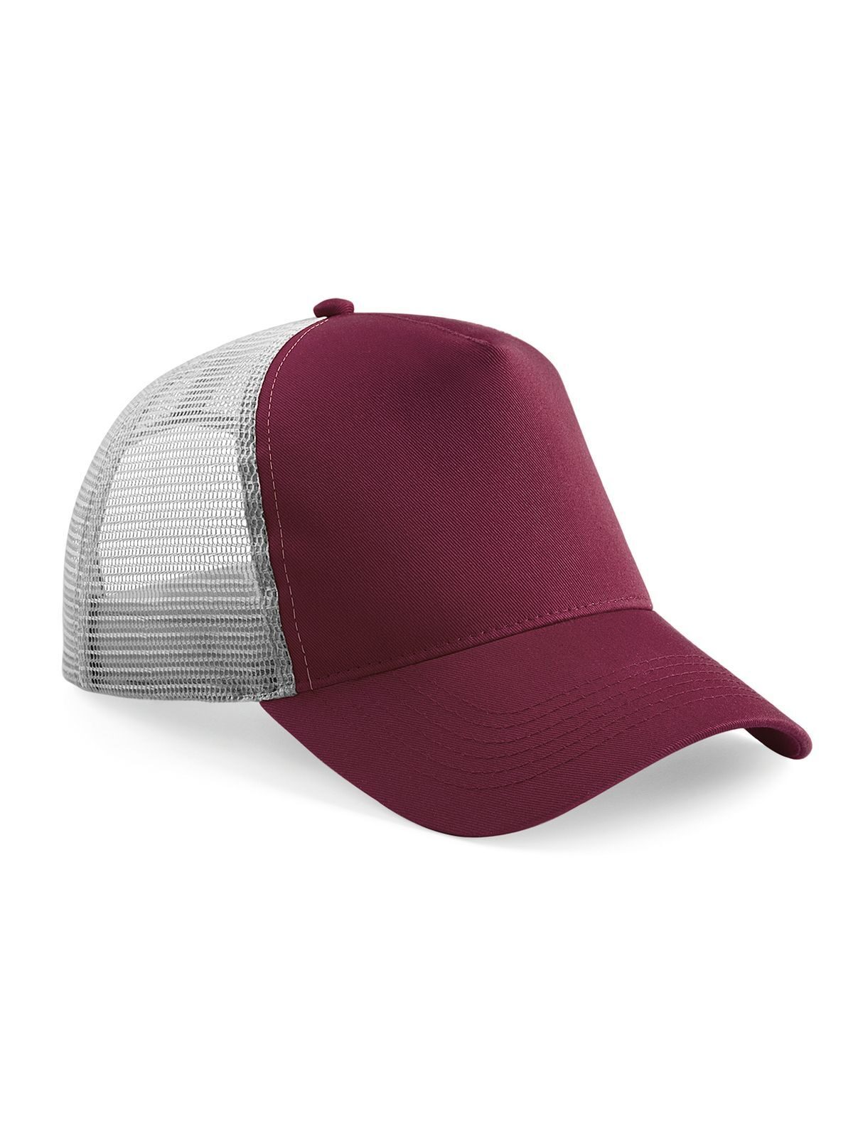 Snapback Trucker - Burgundy/light grey