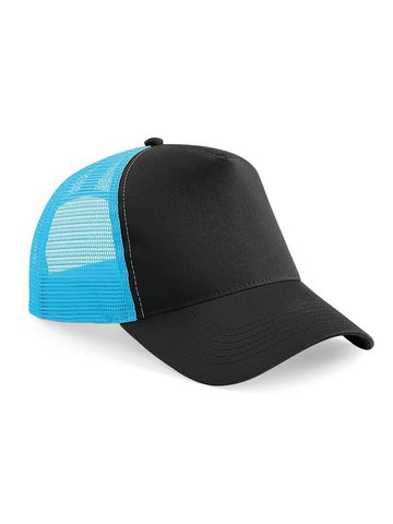Snapback Trucker - BLACK-SURF BLUE
