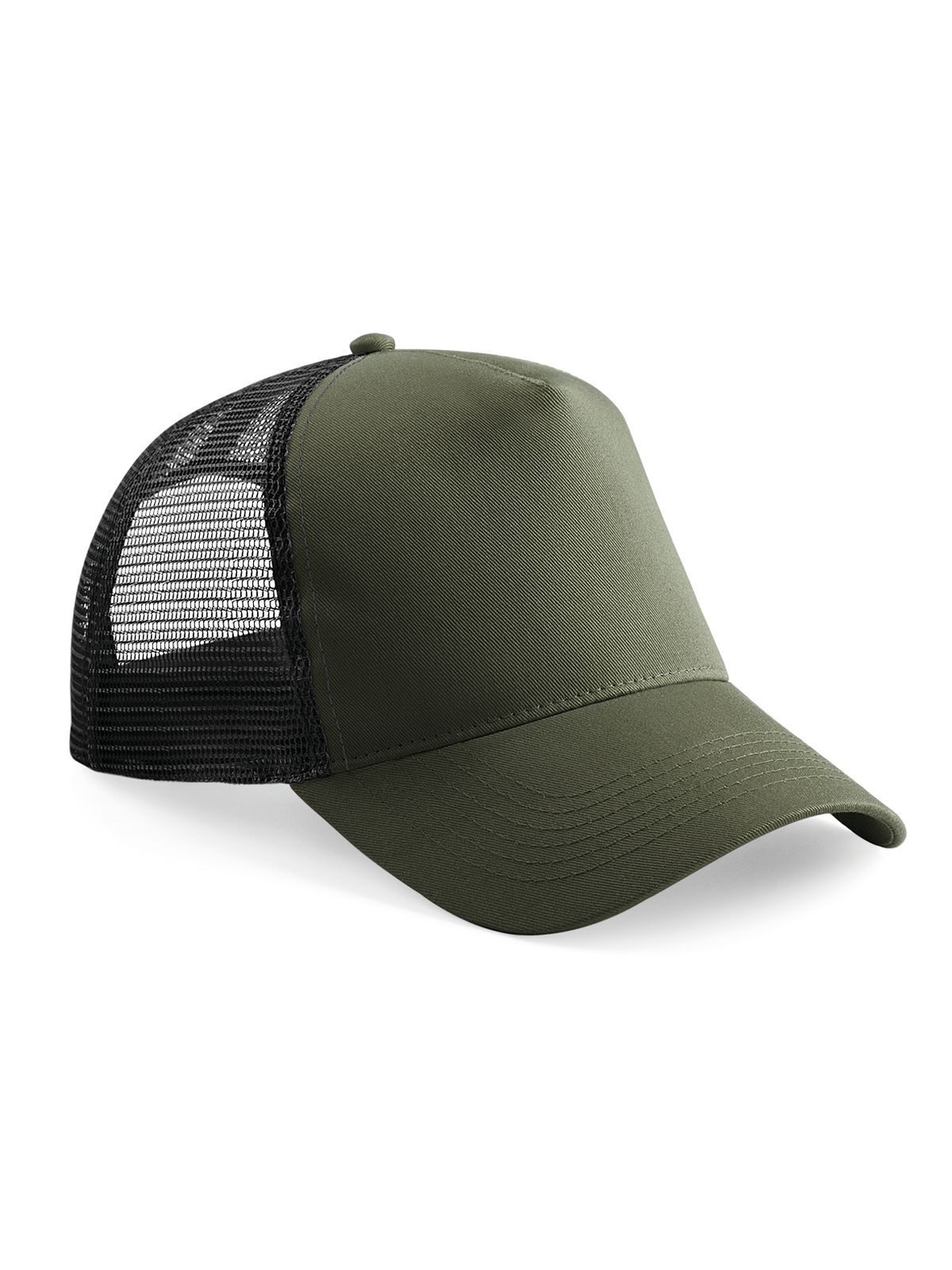 Snapback Trucker - Olive green/black