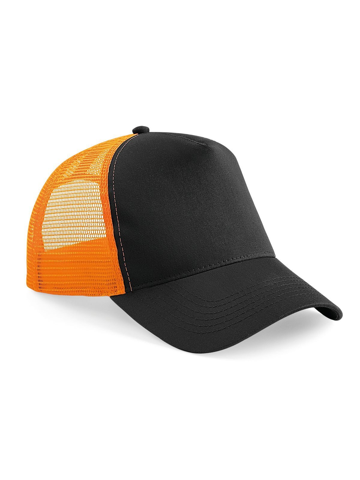 Snapback Trucker - Black/orange