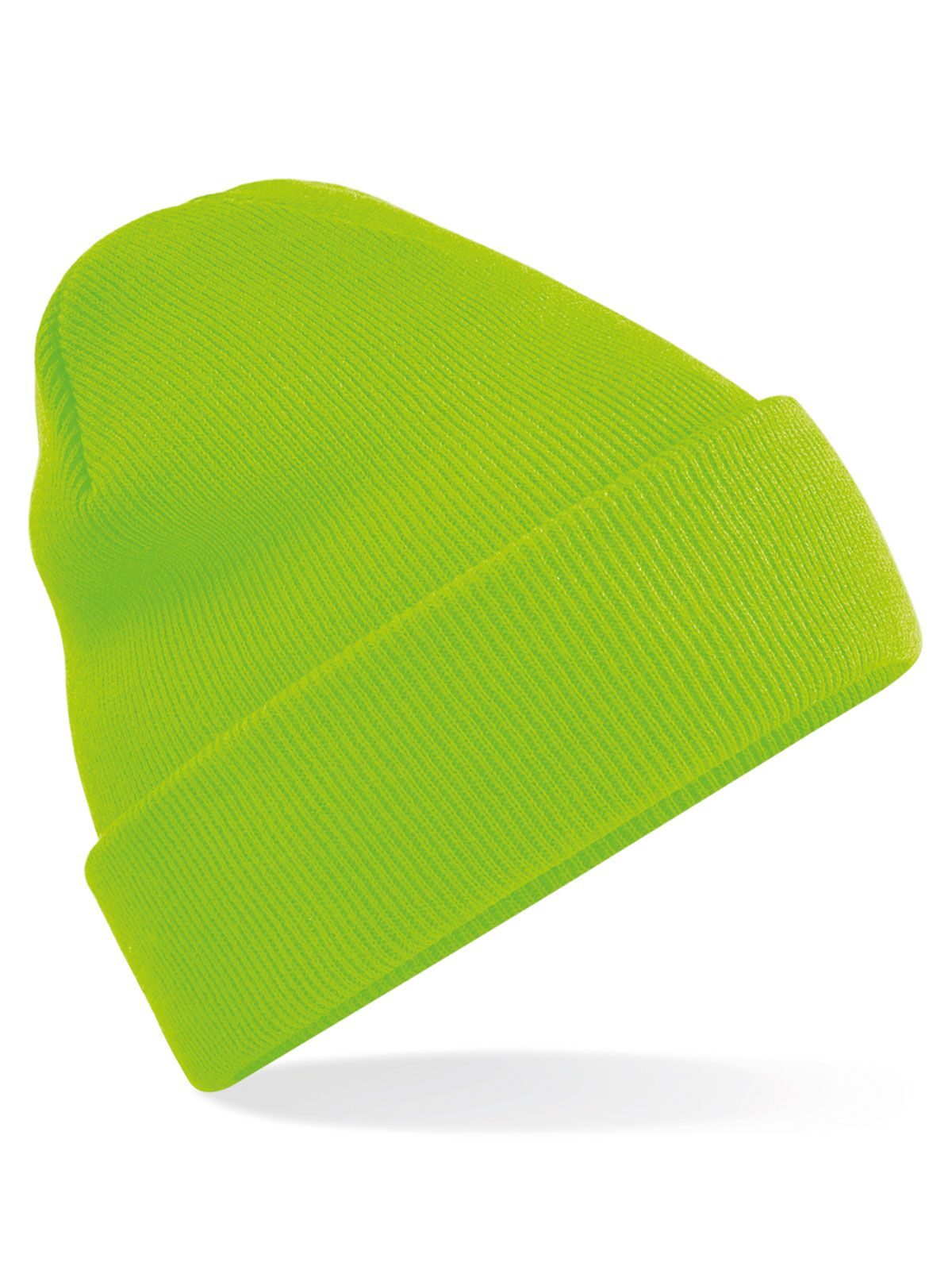 Original Cuffed Beanie - Fluorescent green