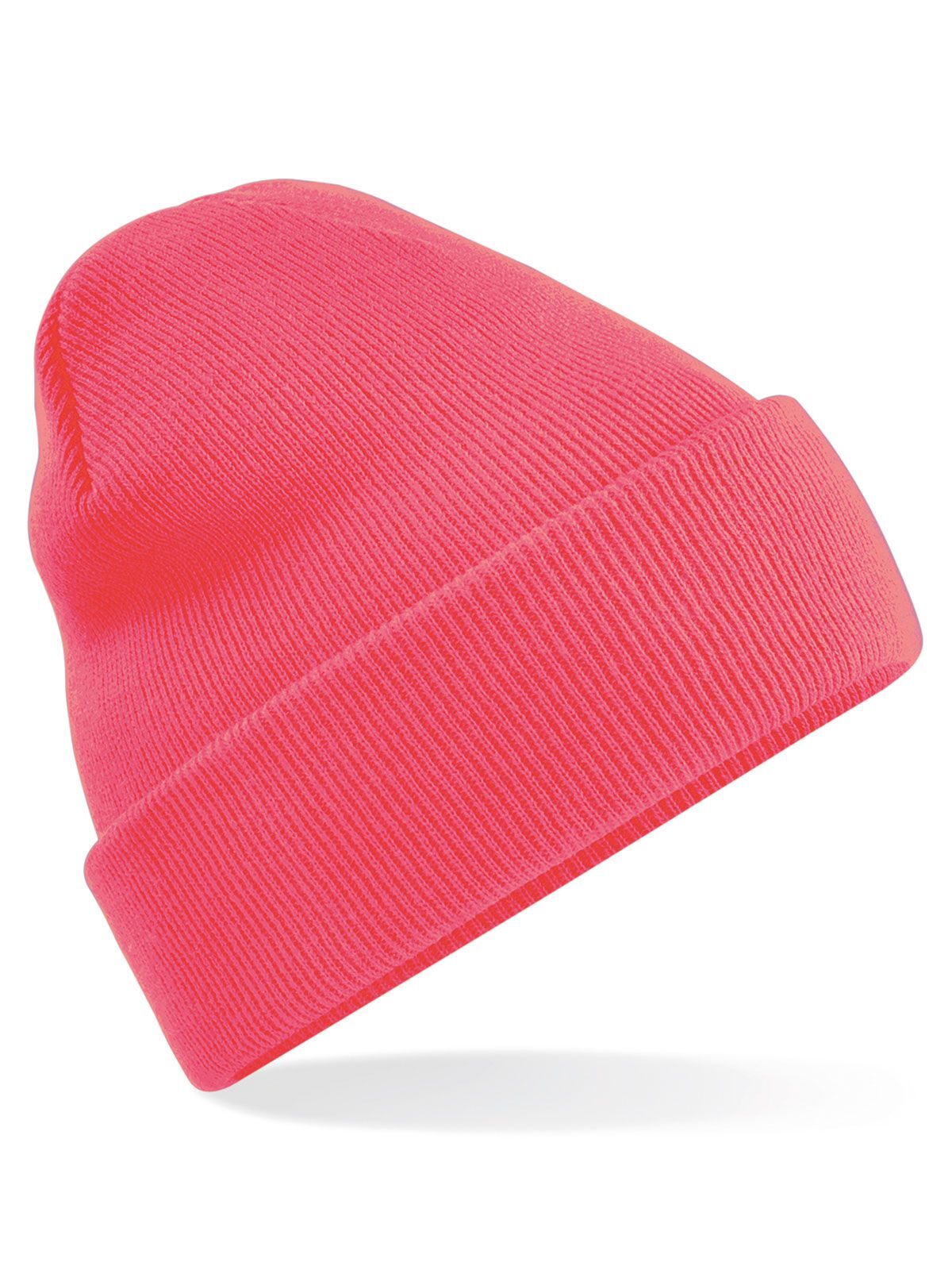 Original Cuffed Beanie - Fluorescent pink