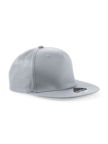5 panel Snapback Rapper Cap - LIGHT GREY