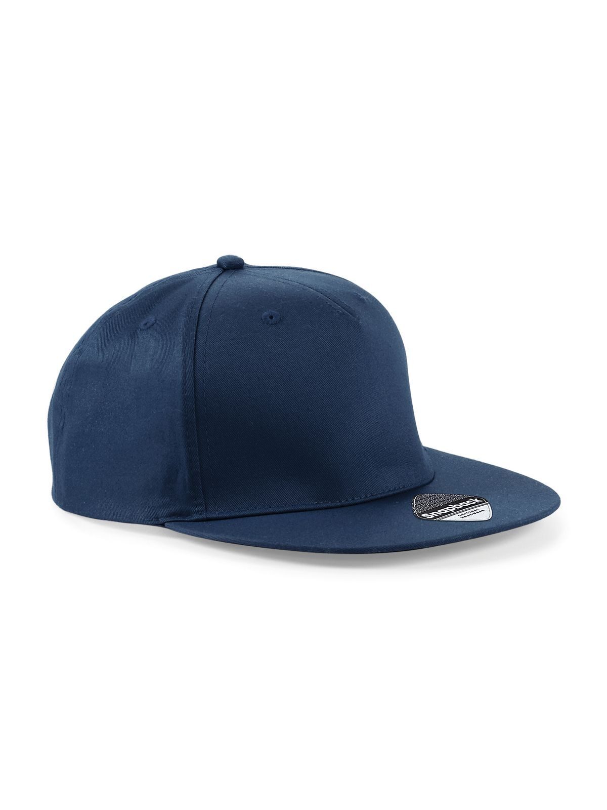 5 Panel Snapback Rapper Cap - french Navy