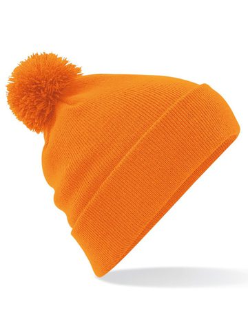 Original Pom Pom Beanie - ORANGE