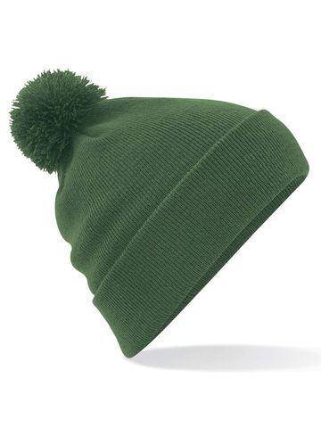 Original Pom Pom Beanie - MOSS GREEN